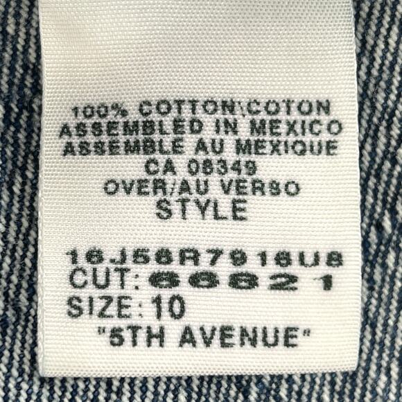 Y2K Polo Ralph Lauren Denim Maxi Jean Skirt 10 Grunge Modest Western Prairie VTG - Picture 3 of 12